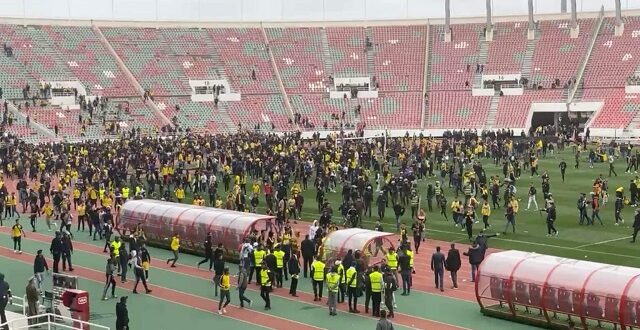 شغب الملاعب بالرباط