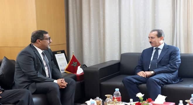 الداكي يجري مباحثات مع وزير العدل اليمني 2