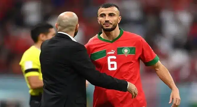 الركراكي أكد غياب قائد المنتخب رومان سايس بسبب الإصابة 2 jpg