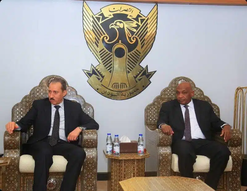 مباحثات في الخرطوم بين رئيس النيابة العامة والنائب العام السوداني 2 اتفق كل من مولاي الحسن الداكي الوكيل العام للملك لدى محكمة النقض رئيس النيابة العامة، وخليفة أحمد خليفة، النائب العام المكلف بالسودان، صباح أول أمس الاثنين 16 يناير 2023 بمقر النيابة العامة بالخرطوم، على إنجاز برنامج للتعاون القضائي بين النيابتين برسم سنة 2023.
