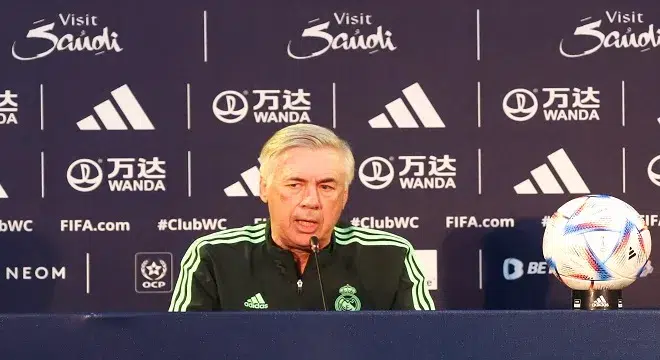 كارلو أنشيلوتي مدرب ريال مدريد الفوز باللقب بداية تصحيح المسار  jpg