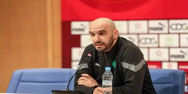 وليد الركراكي يستدعي لاعبا 30 لخوض وديتي البرازيل والبيرو jpg
