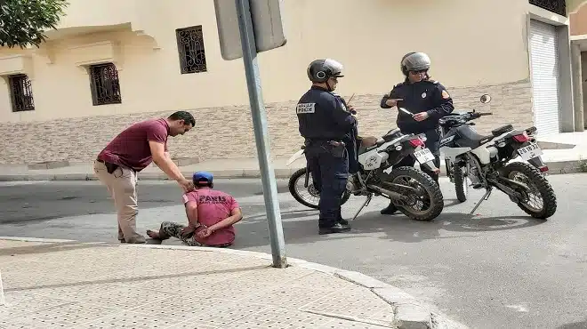 رصاصة من شرطة النجدة تنهي حياة مجرم في الدار البيضاء