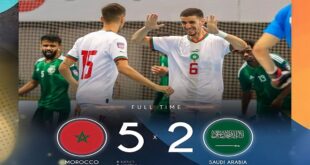 فوتصال .. المنتخب المغربي يتأهل إلى نصف نهائي بطولة كأس العرب (فيديو)