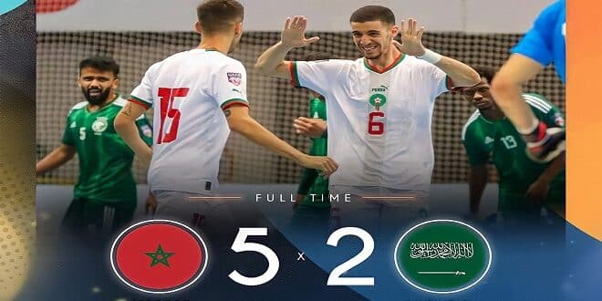 فوتصال . المنتخب المغربي يتأهل إلى نصف نهائي بطولة كأس العرب فيديو