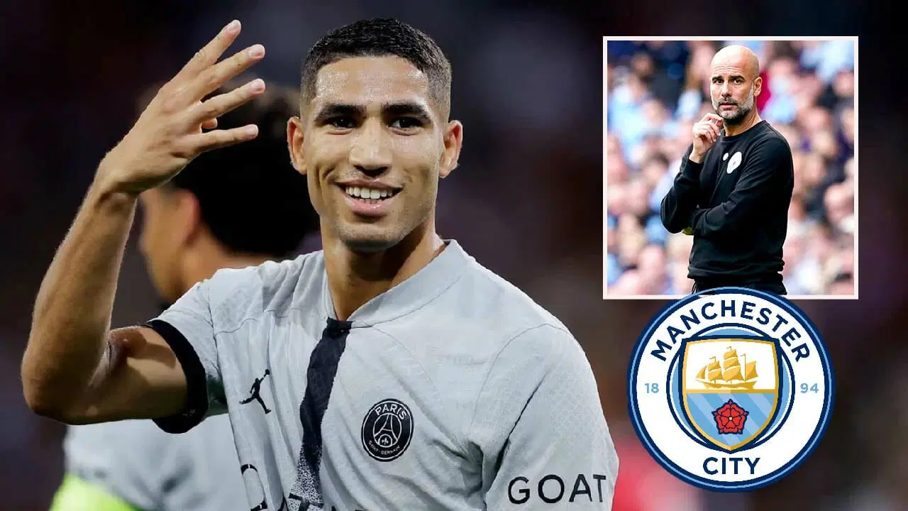 أشرف حكيمي يوافق على الانضمام إلى مانشستر سيتي