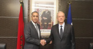 لقاء استراتيجي بين حموشي ونظيره الفرن استقبل عبد اللطيف حموشي، المدير العام للأمن الوطني والمراقبة التراب الوطني، صباح اليوم الثلاثاء، المدير العام للشرطة الوطنية الفرنسية، السيد فريديريك قو (Frederic Veaux)، الذي يزور المملكة المغربية في زيارة عمل هامة.