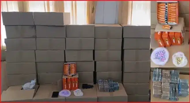 إحباط محاولة تهريب ما يزيد عن ثلاثة أطنان والقبض على شبكة إجرامية