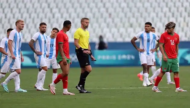 فوز المنتخب المغربي الأولمبي