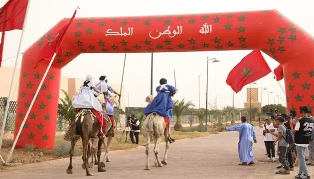 كلميم سباقات وعروض الفروسية تزين المحطة الثالثة للقافلة الوطنية للرياضة الجماهيرية  (2)