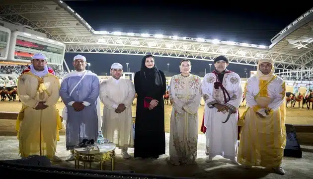التبوريدة تضيء الدوحة بحضور الأميرة للا حسناء والشيخة سارة