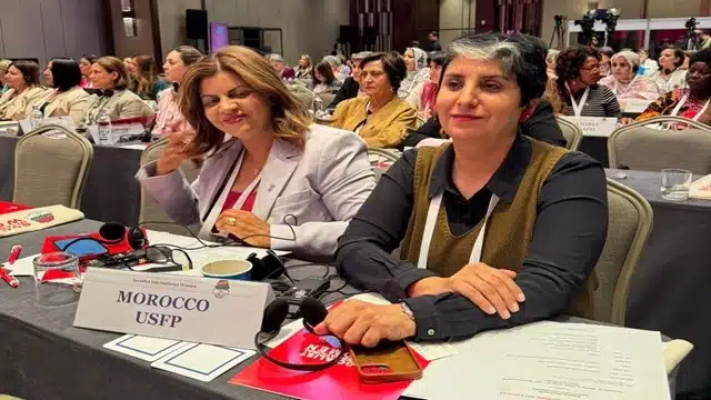 النساء الاتحاديات يرفعن صوت العدالة والكرامة في مؤتمر الأممية الاشتراكية بإسطنبول