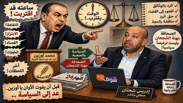 يا أوزين عد إلى السياسة قبل فوات الأوان   الصحافة مهنة الشجعان 