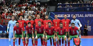 كأس أمم إفريقيا لكرة القدم داخل القاعة.. المنتخب المغربي يتوج بلقبه الرابع في تاريخه عقب تفوقه على نظيره الأنغولي (5-2) صورة جماعية للمنتخب المغربي لكرة القدم داخل القاعة خلال كأس أمم إفريقيا 2026