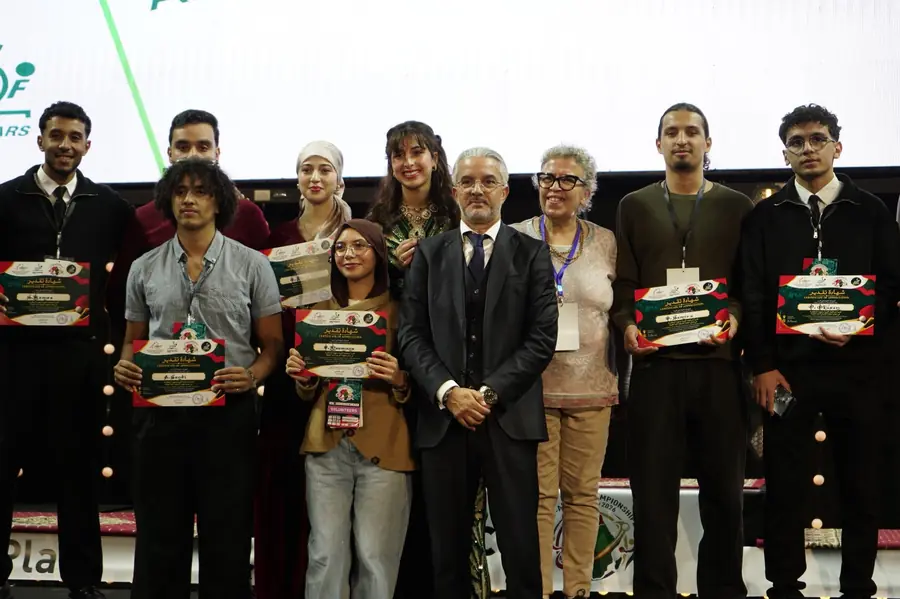 حفل تكريم المشاركين والحكام والمتطوعين في بطولة إفريقيا لكرة الطاولة بطنجة