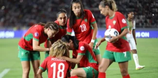 منتخب فرنسا للسيدات يواجه فنزويلا والمغرب وديا.. نانسي وسوشو قبل مونديال 2027 المنتخب المغربي للسيدات خلال مباراة في كأس إفريقيا للسيدات بالمغرب